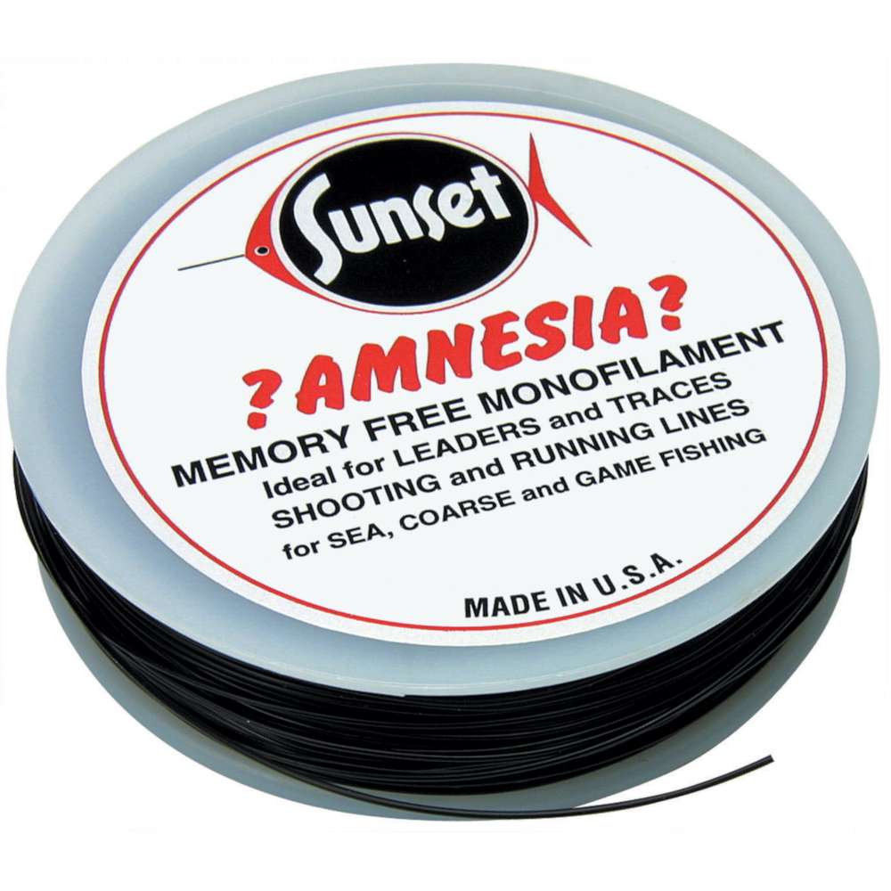 Sunset Amnesia Black Fishing Line Monofilament Leader Line