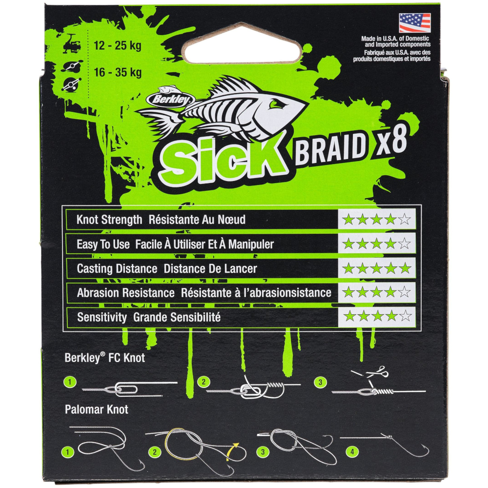 Berkley Sick Braid X8 Moss Green