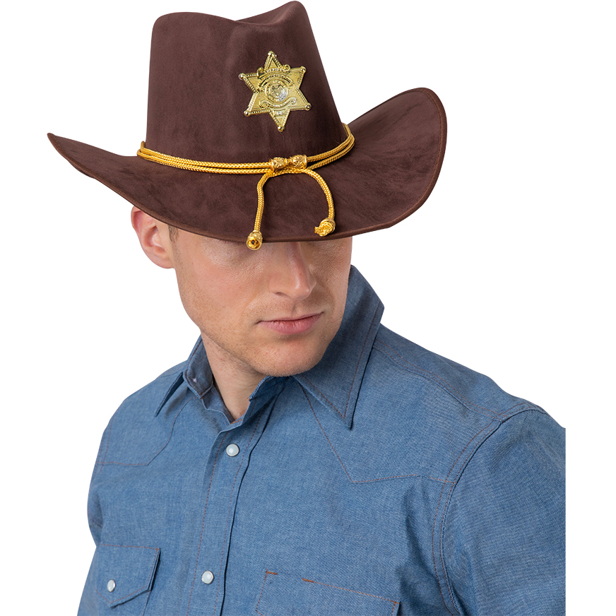 Wicked Costumes Deluxe Suede Sherriff Hat